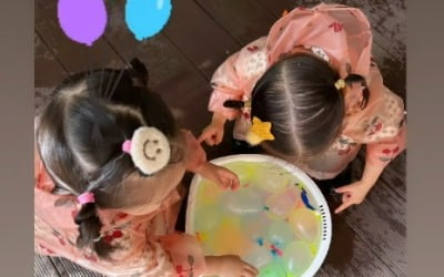 성유리, 훌쩍 큰 쌍둥이 딸 근황…남편 안성현 논란 속 평온한 일상 [TEN★]