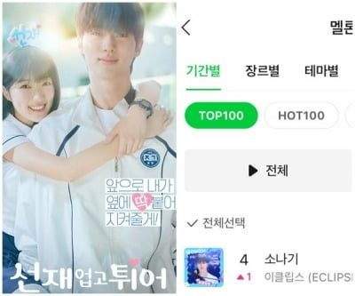 '선업튀' 끝났는데 여전한 열기…이클립스 '소나기', 에스파·뉴진스와 나란히[TEN이슈]