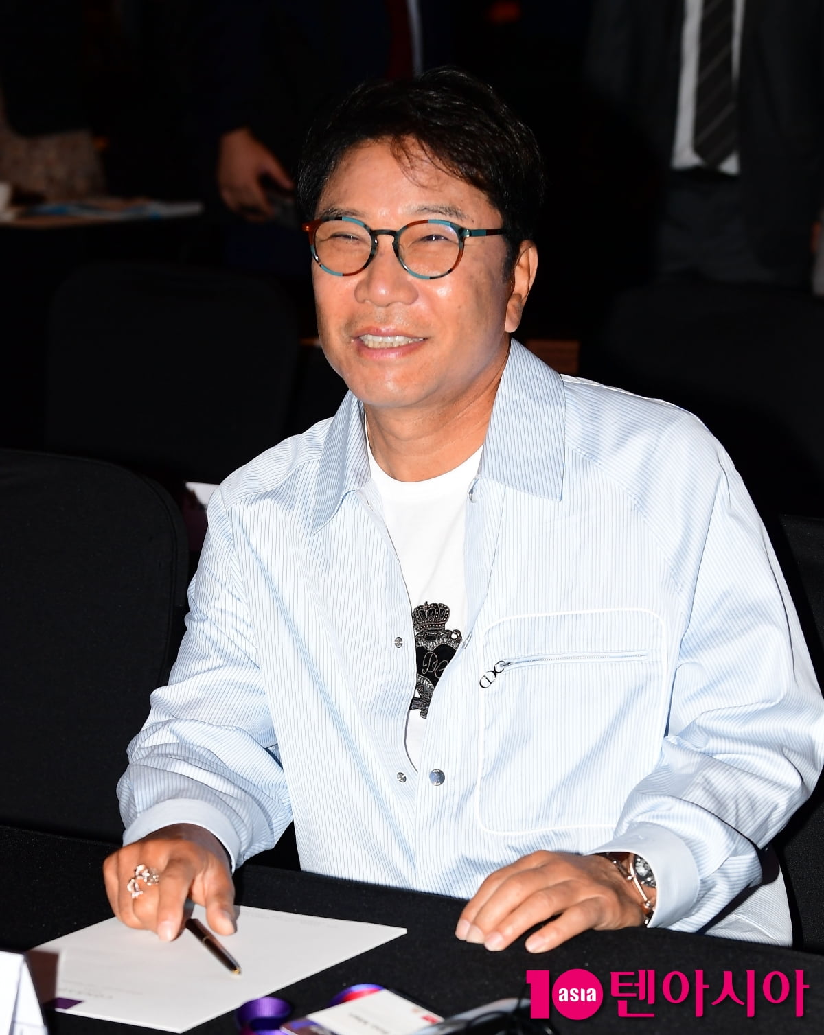 [TEN포토]이수만 'SM 떠난후 공식석상'