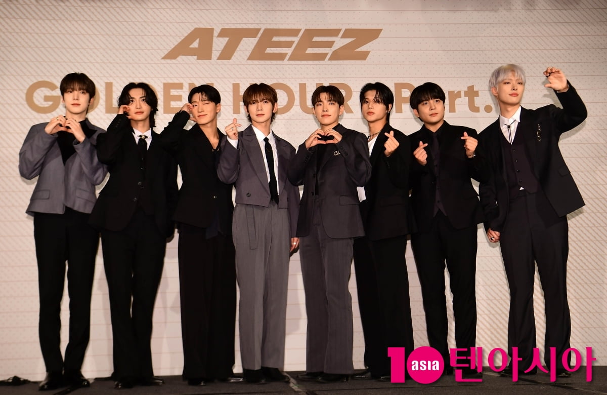 [TEN포토]에이티즈 '타이틀곡 '워크'로 컴백'