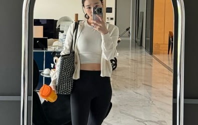 '아들맘' 손연재, 출산 후에도 여전한 몸매…잘록 허리 자랑