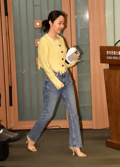 [TEN포토] 민희진 '오늘은 상큼하게'