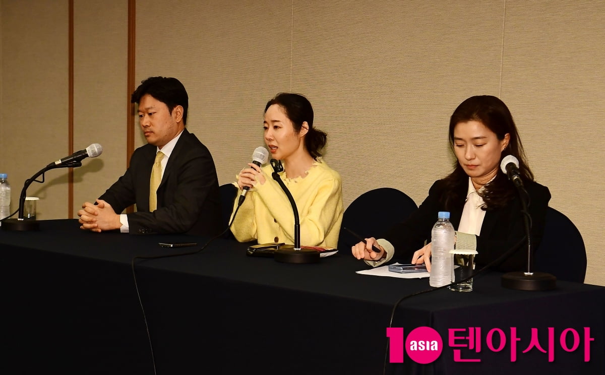 [TEN포토] 민희진 '갑자기 기자회견'