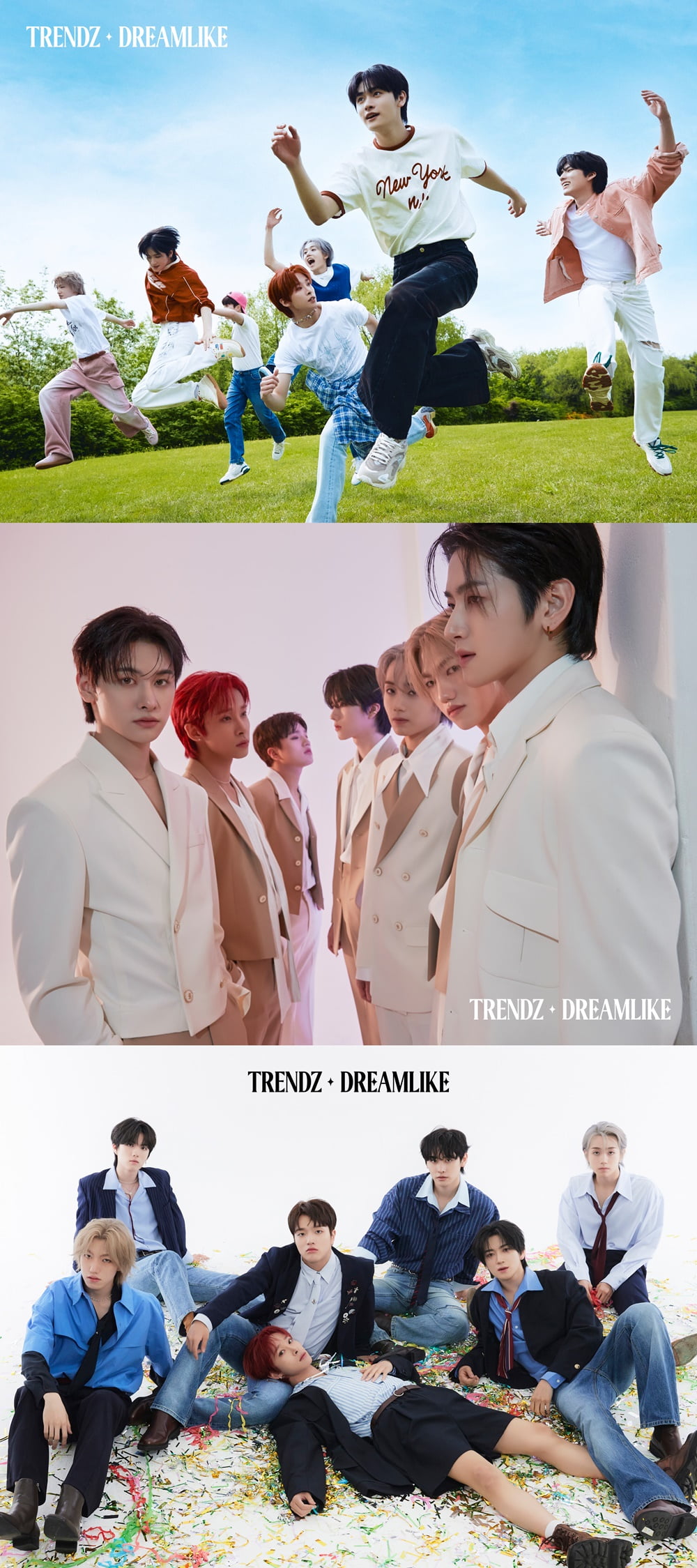 트렌드지, DREAM·GLOW·LIKE 컨셉 포토로 컴백 분위기 예열