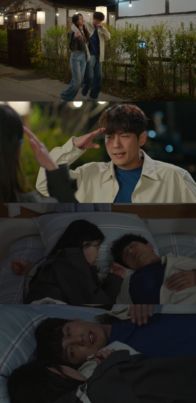 서준영, 술 얼마나 취했길래…♥엄현경과 한 침대서 동침 ('용수정')