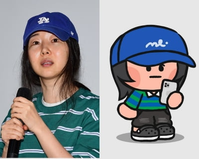 ミン・ヒジン、第一次記者会見キャラクターSNSぬいぐるみ