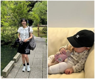 김혜수도 신났다…'♥김무열' 윤승아, 출산 1주년 자축 [TEN★]