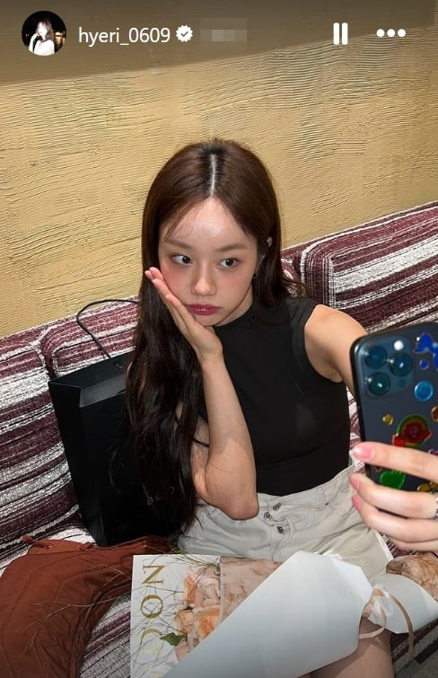 사진=혜리 SNS