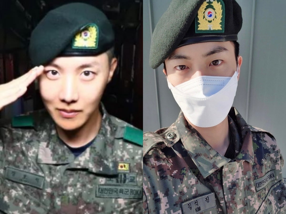 그룹 방탄소년단 제이홉, 진/사진=제이홉 인스타그램, 위버스 캡처