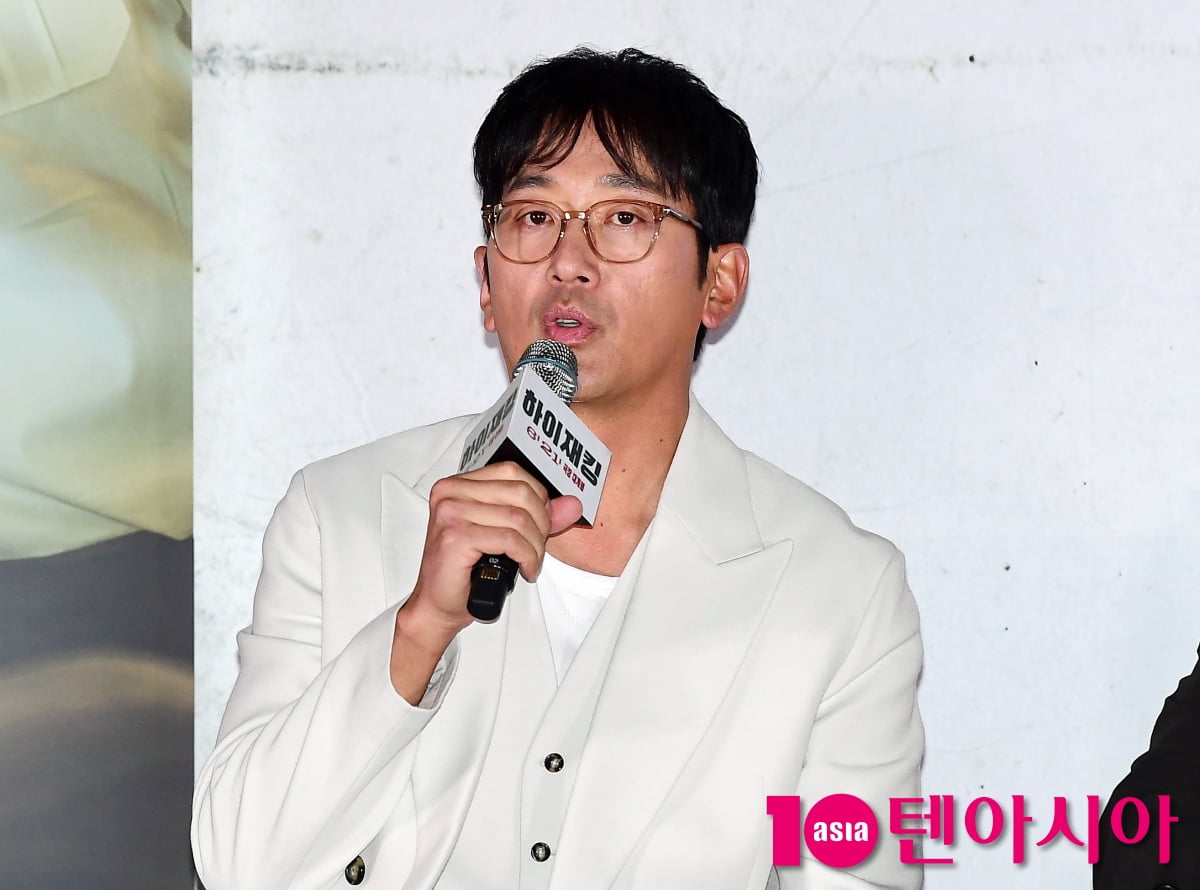 [TEN포토]하정우 '실화에 맞춰서 사실 그대로 연기했다'