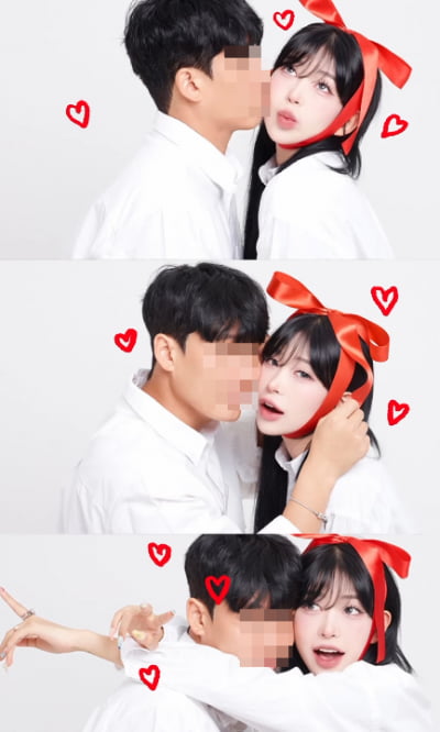 최준희, '장기연애' 남자친구와 결혼할까…뽀뽀하며 무아지경