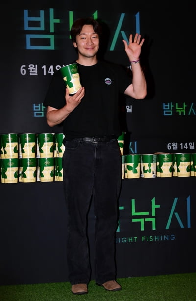 [TEN포토]손석구 '밤낚시 오늘 개봉'