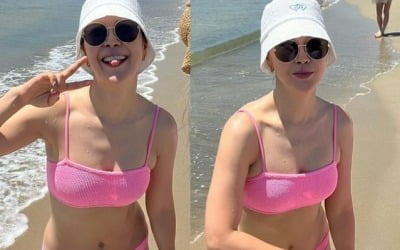 백지영, '49kg' 인증한 파격 비키니 자태…군살 없는 몸매에 48세 안 믿겨