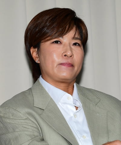 [TEN포토]박세리 "잘 정리하고 해결해 나가야 겠죠"