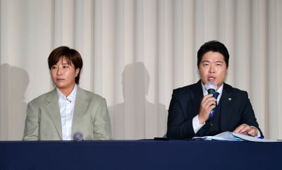 [TEN포토]박세리 기자회견에 참석한 김경현 변호사