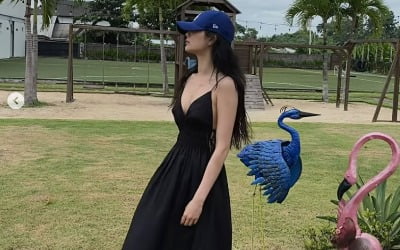 나나, 요가복 사이로 드러난 전신타투 흔적…깨발랄 힐링 여행 중