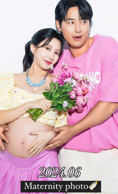 아야네 만삭사진 / 사진=아야네 SNS 갈무리