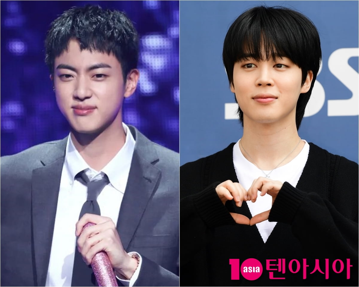 그룹 방탄소년단 진-지민/사진 = 빅히트뮤직-텐아시아 사진DB