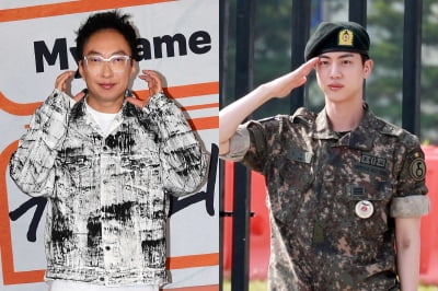 박명수, BTS 진과 친분 과시 "전역 축하 전화→바쁘니 끊으라고"