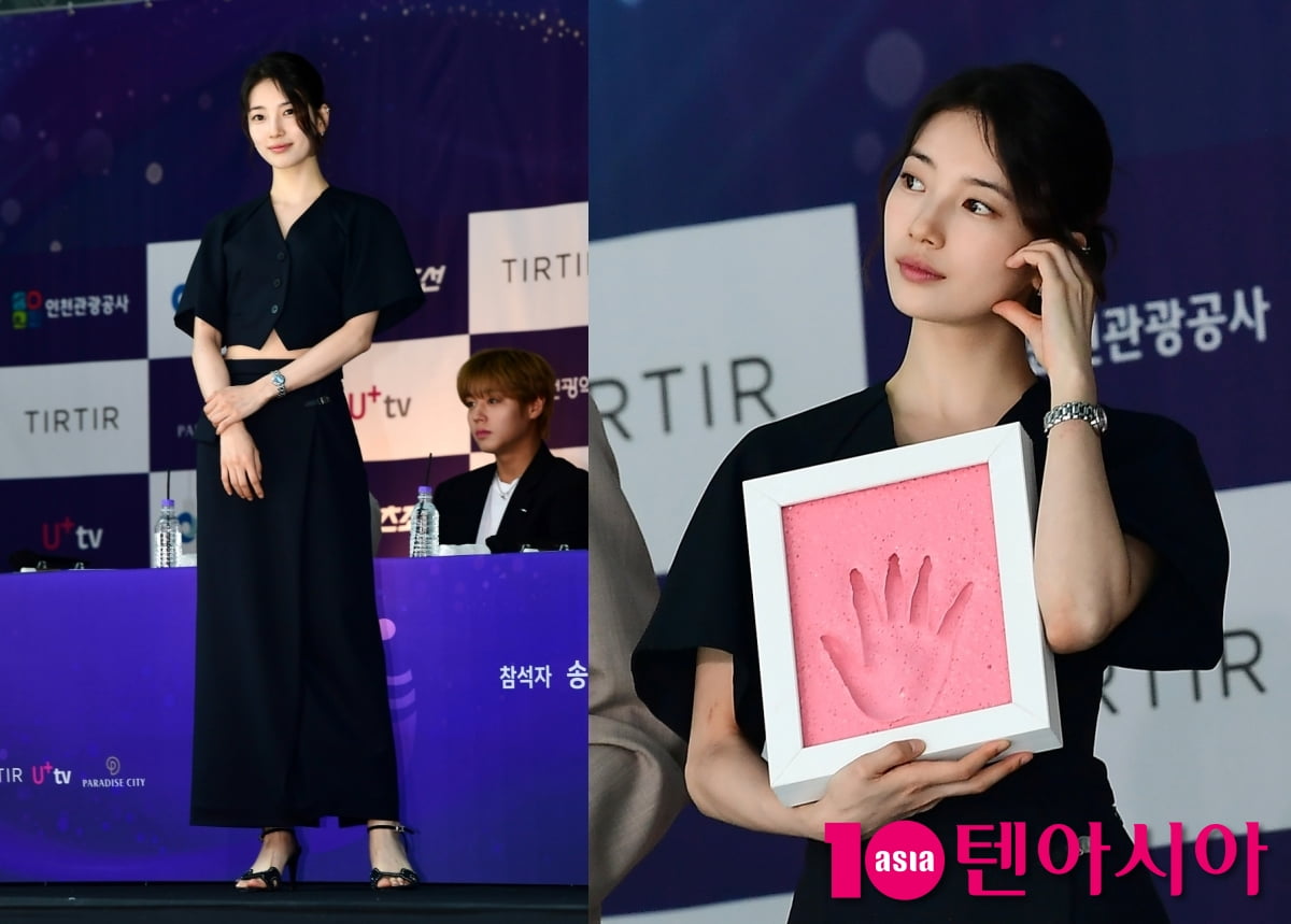 수지, 반짝반짝이는 미모...청순 그 자체[TEN포토+]