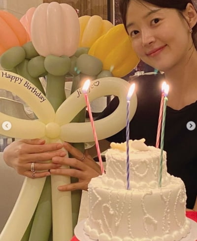 '15kg 감량' 한지혜, 다이어트 효과 대박…생일파티도 더 행복해