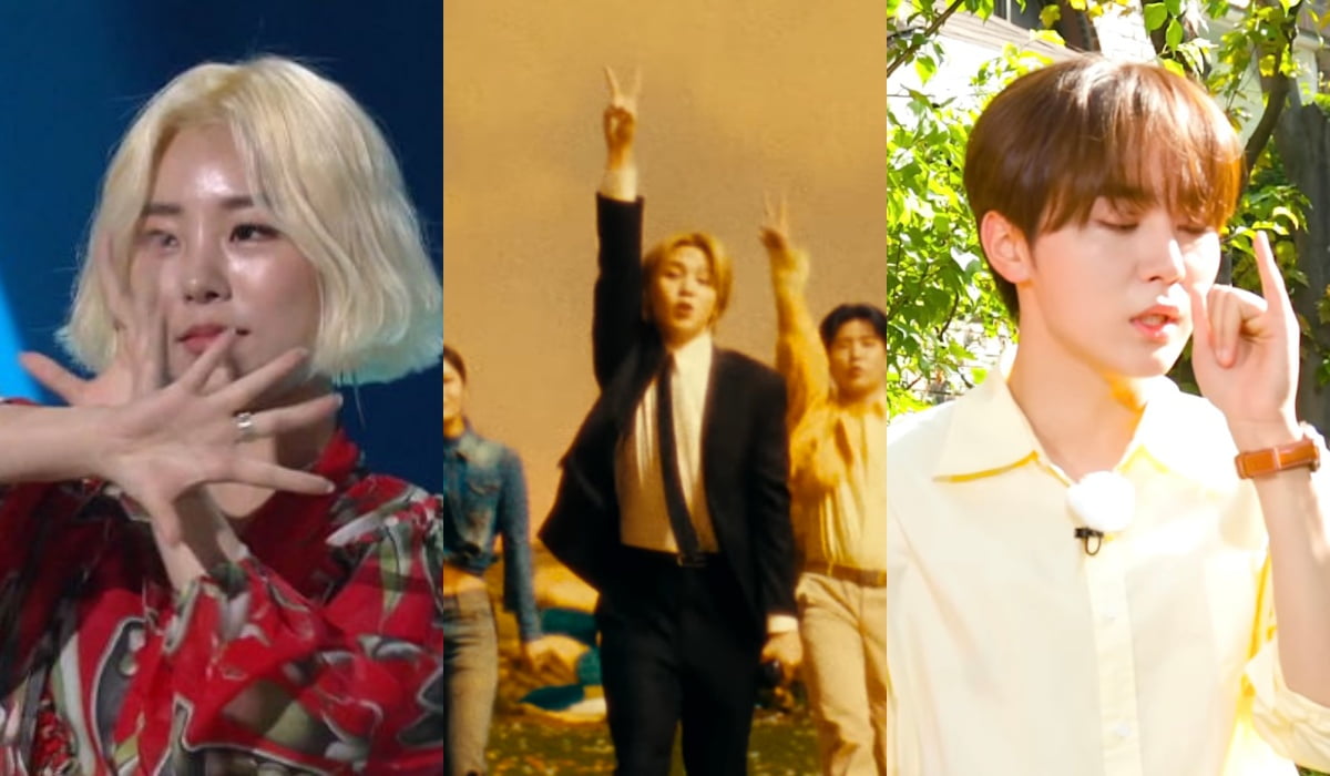 그룹 마마무 휘인, 방탄소년단 지민, 세븐틴 부승관 사진=KBS '유희열의 스케치북', 유튜브 채널 'HYBE LABELS', '딩고 뮤직' 캡처