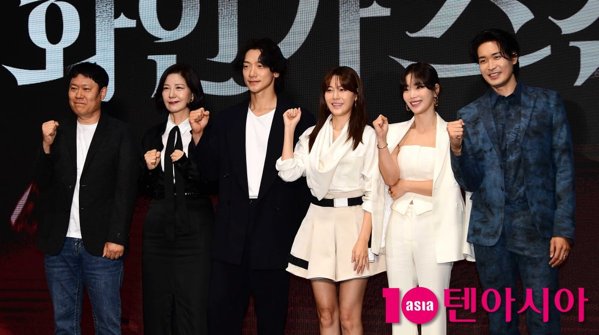 김하늘-정지훈-정겨운-서이숙-기은세-박홍균 감독, 화인가 스캔들 힘찬 파이팅![TEN포토]