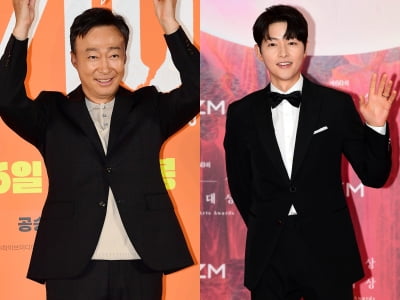 '진양철 회장' 이성민X'재벌집 손자' 송중기, 다시 만난다…'핸섬가이즈' GV
