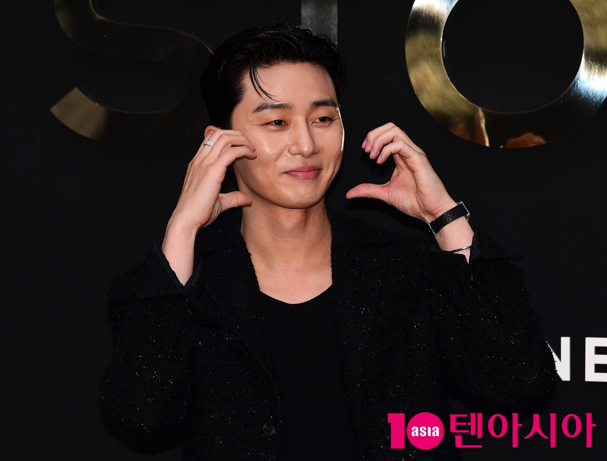 박서준, 기분 좋아서 양볼하트[TEN포토]