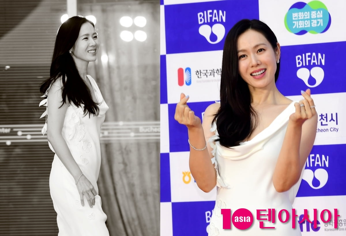 손예진, 시선 사로잡는 비주얼...엄마되고 첫 영화 시상식[TEN포토+]