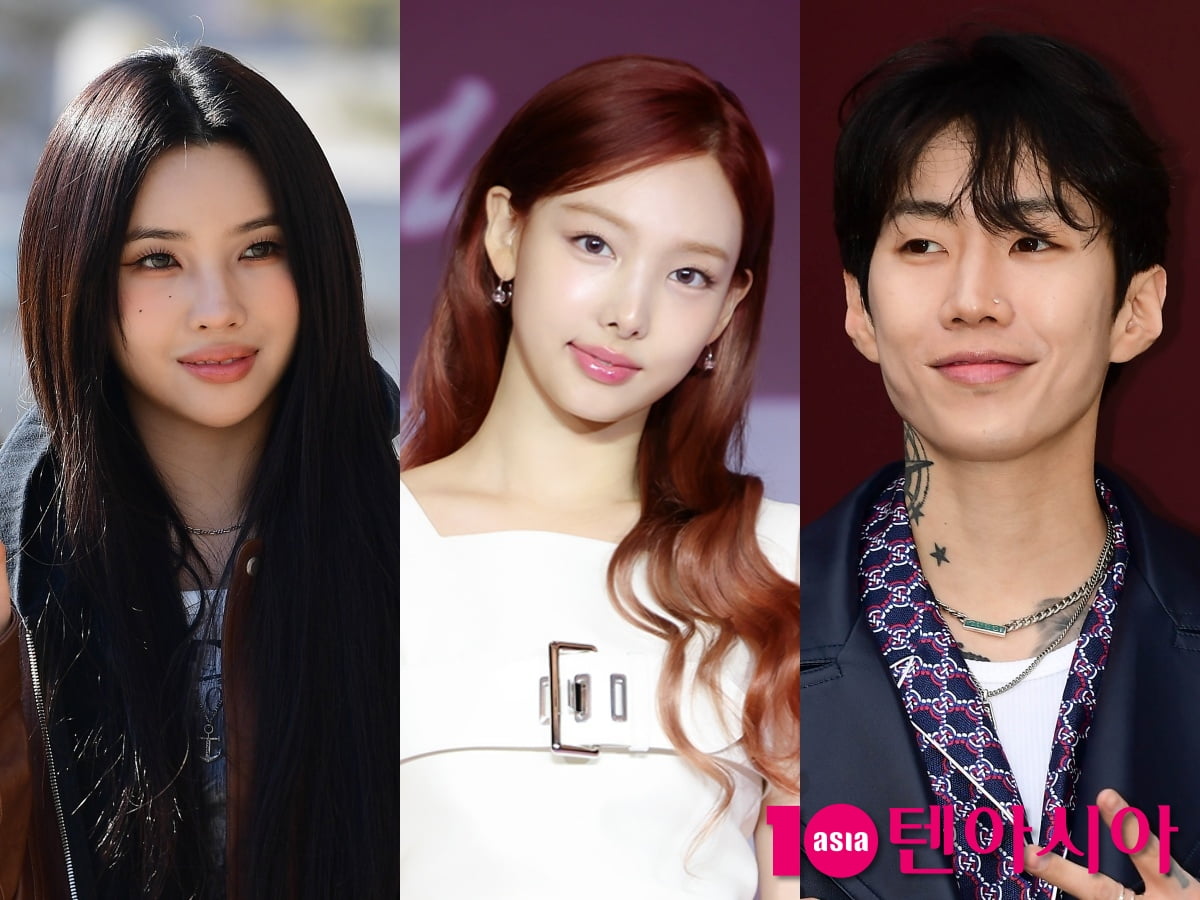 그룹 (여자)아이들 소연, 트와이스 나연, 가수 박재범/사진=텐아시아 사진DB