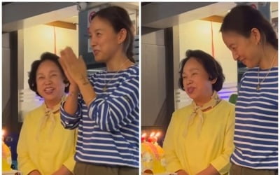 이효리, 母와 함께 화목한 종방연 현장 공개…"우리 모두 더 편안해지길"