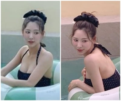 숨길 수 없는 볼륨감…이나연, 40kg대인데 대문자 S라인