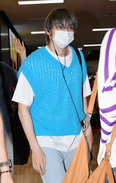TXT 휴닝카이, 가려도 짙은 이목구비[TEN포토]