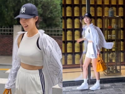 한지혜, 운동복에 H사 명품백 드는 ♥검사 사모님…취미는 골프