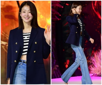 복근만 살짝 노출…이시영, 970만원어치 명품 C사로 온몸을 휘감아