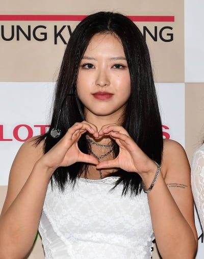 루셈블 혜주, 아기늑대 하트[TEN포토]