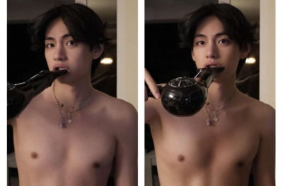 BTS V、上の脱衣とセクシーの頂点