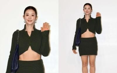 250만원짜리 옷인데…허리라인 실종된 이주빈, 11자 복근에도 '굴욕'