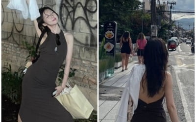 '165cm' 주현영, 이렇게 말랐었나…쫙 붙는 원피스 있고 가냘픈 몸매 자랑