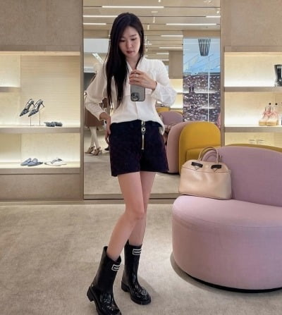 '48kg' 미자, 머리부터 발끝까지 명품 도배…"카드 긁기 직전"