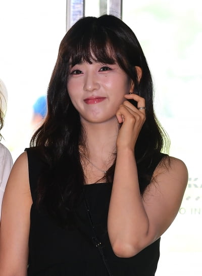 에이핑크 윤보미, 핑크빛 볼콕[TEN포토]
