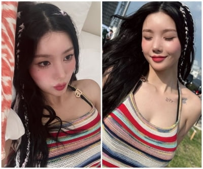 권은비, 성동구 24억원 건물주 인증…20만원대 콜라보 원피스 입고 화려美