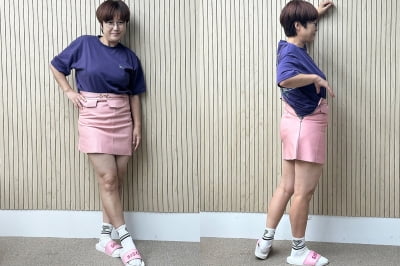 살 빠진 송은이, G사 치마 완벽 소화한 줄…반전 옆태 '깜짝'