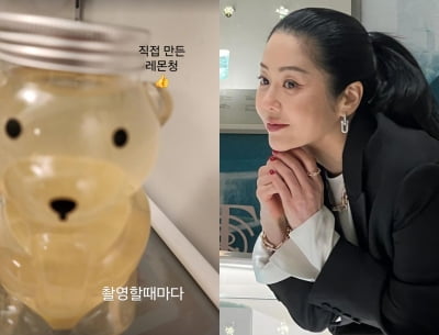 고현정, 올케 내조받는 시누이…수제 레몬청에 수정과 "촬영 때마다 챙겨줘" 자랑