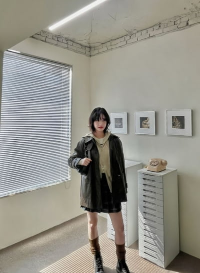 '견미리 家' 첫째공주 이유비, 40도 폭염에 한겨울 아우터 장착 "이 정도 쯤이야"