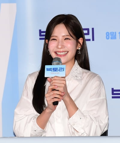 조아람, 주변에 응원을 받아 더 열심히 치어리딩 했다[TEN포토]