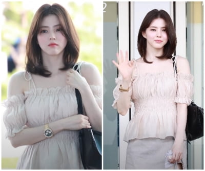 이 폭염에 한소희는 벌써 가을인가봐…40만 5900원으로 꾸민 여리여리룩