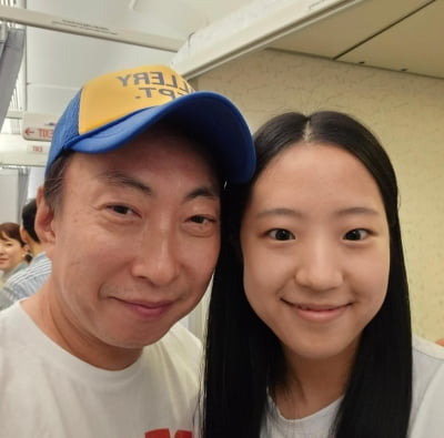 '호통' 박명수, 신유빈 옆 무장해제 됐네…"울 삐약이♥" 애정 공세
