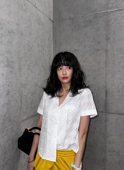 '37세' 애프터스쿨 주연 '깜찍' 히피펌 변신→멤버 정아 "내가 하면 아줌마 될 머리"